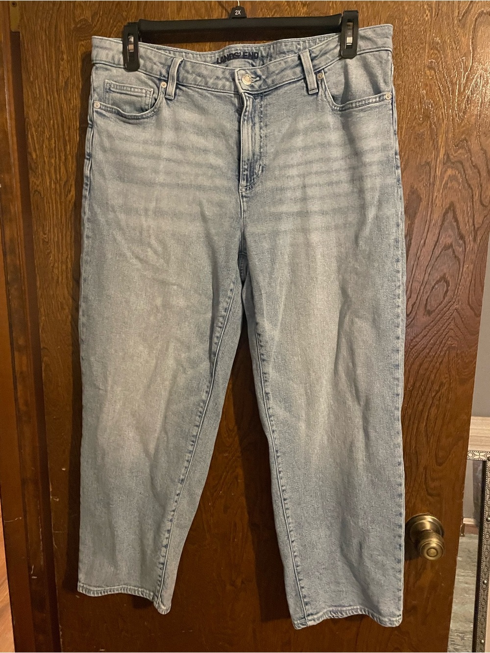 Lands' End Light Wash Women's Relaxed Jeans